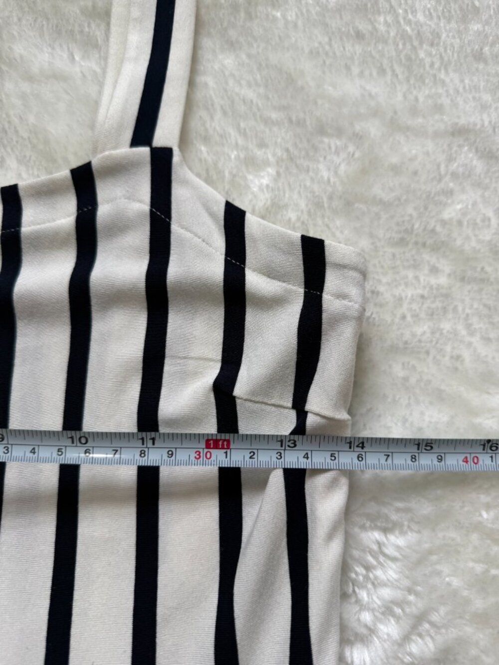 LOFT Black White Striped Tiered Sundress Size 2 Sleeveless Summer Dress - Picture 12 of 15